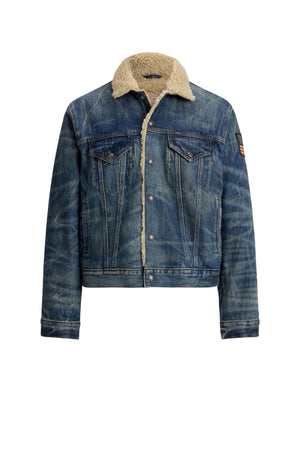 Polo Ralph Lauren Giacca Uomo Trucker con fodera in sherpa