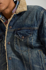 Polo Ralph Lauren Giacca Uomo Trucker con fodera in sherpa