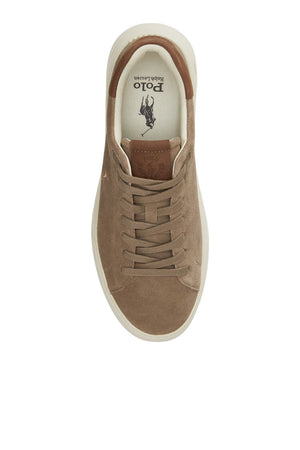Polo Ralph Lauren Sneakers Uomo RLite Court in camoscio
