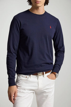 Polo Ralph Lauren T-shirt Uomo maniche lunghe Custom Slim Fit