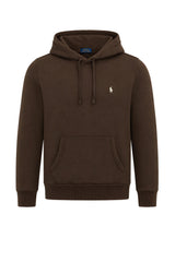 Polo Ralph Lauren Felpa Uomo con cappuccio e logo / Cioccolato