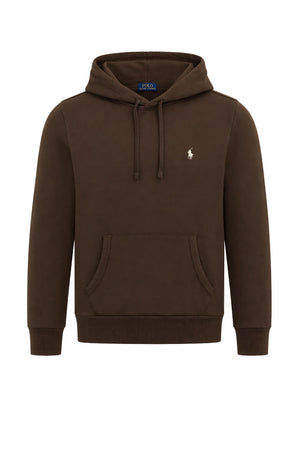 Polo Ralph Lauren Felpa Uomo con cappuccio e logo / Cioccolato
