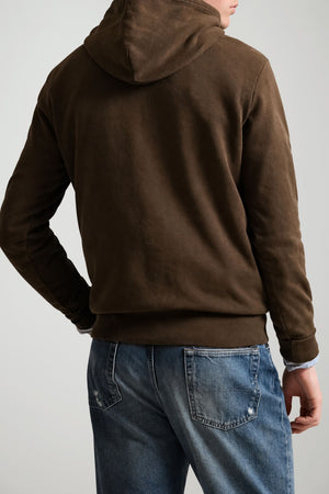 Polo Ralph Lauren Felpa Uomo con cappuccio e logo / Cioccolato