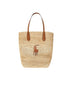 Polo Ralph Lauren Borsa Donna Tote Big Pony grande in rafia