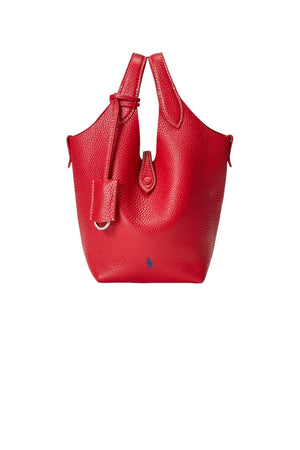Polo Ralph Lauren Borsa Donna Tote Polo Play Piccola in Pelle