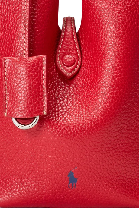Polo Ralph Lauren Borsa Donna Tote Polo Play Piccola in Pelle