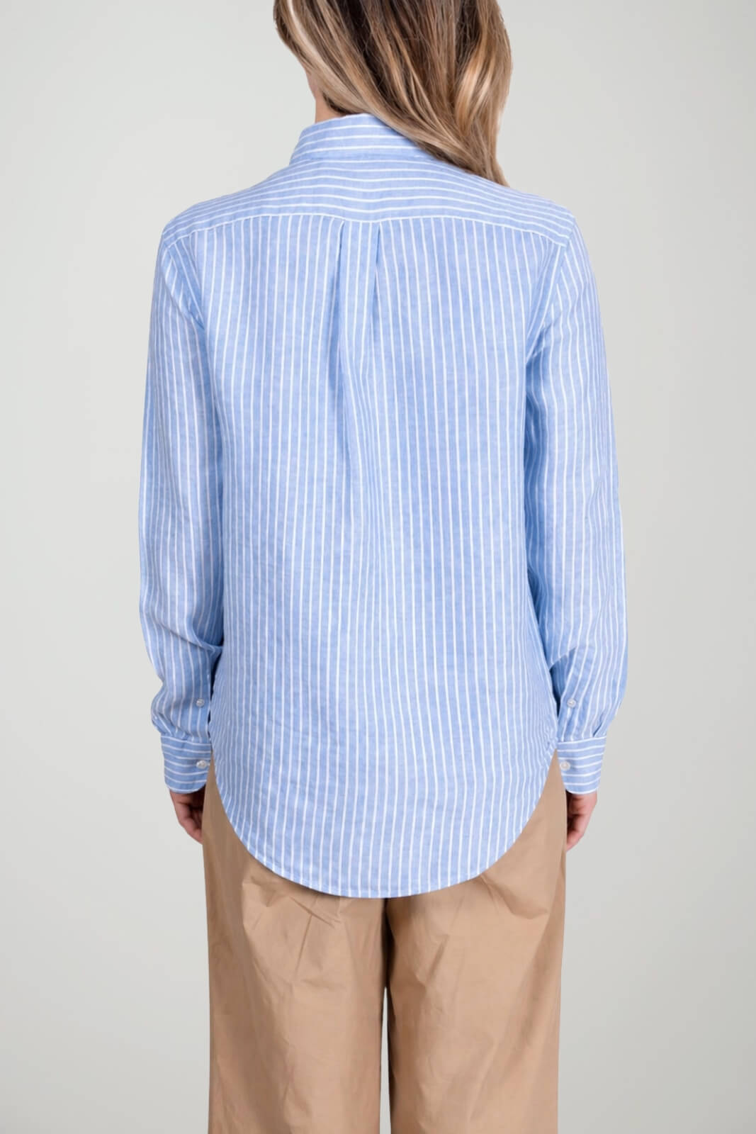 Polo Ralph Lauren Camicia Donna in Lino Rigata