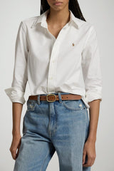Polo Ralph Lauren Camicia Donna stretch Slim Fit / Bianco