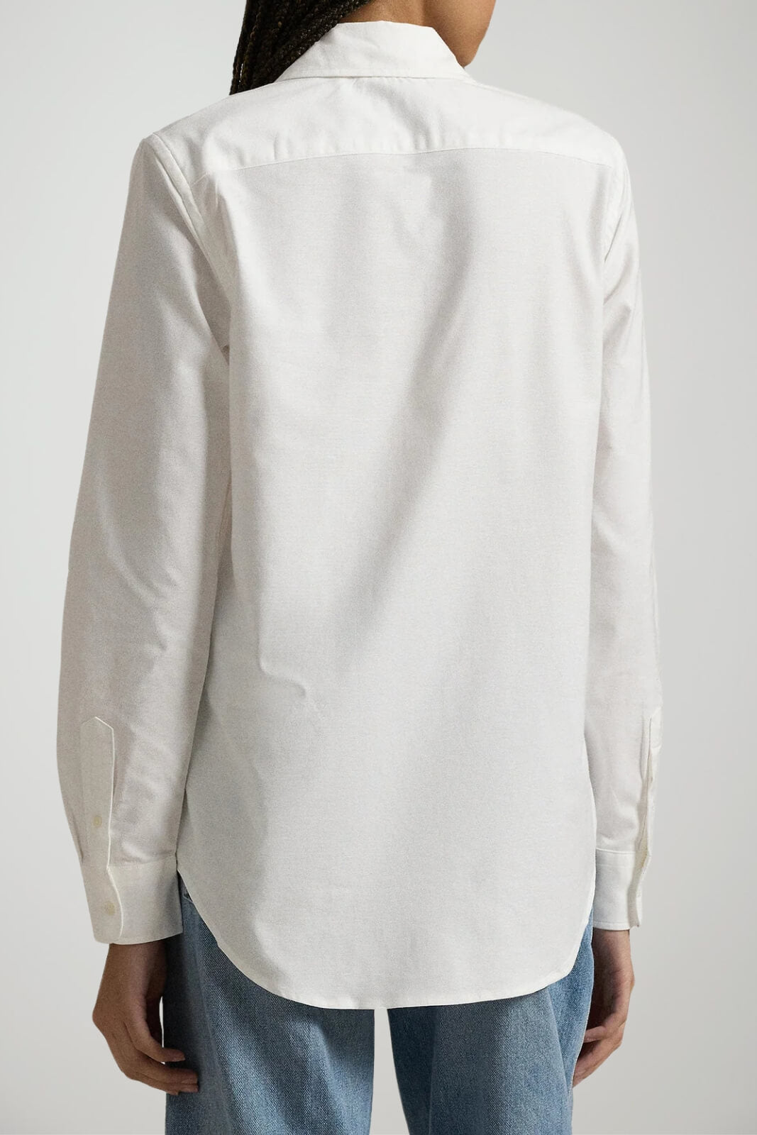 Polo Ralph Lauren Camicia Donna stretch Slim Fit / Bianco