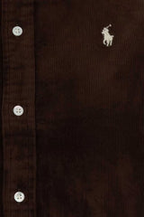 Polo Ralph Lauren Camicia Donna in velluto Classic Fit / Marrone