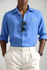 Polo Ralph Lauren Camicia Uomo Slim Fit con logo