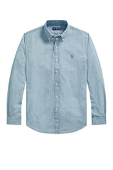 Polo Ralph Lauren Camicia Uomo in chambray slim fit
