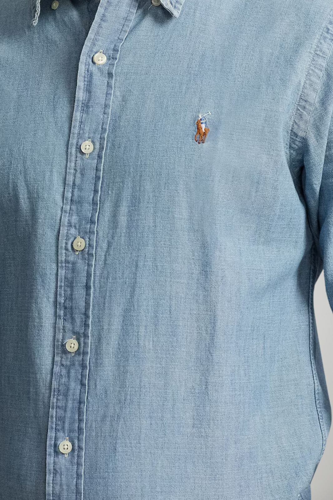 Polo Ralph Lauren Camicia Uomo in chambray slim fit