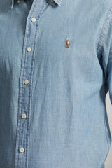 Polo Ralph Lauren Camicia Uomo in chambray slim fit