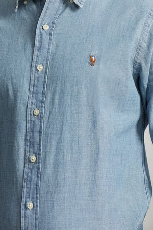 Polo Ralph Lauren Camicia Uomo in chambray slim fit
