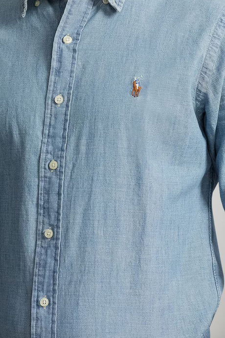 Polo Ralph Lauren Camicia Uomo in chambray slim fit