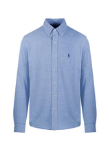 Polo Ralph Lauren Camicia Uomo in piquè sky