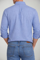 Polo Ralph Lauren Camicia Uomo in piquè sky
