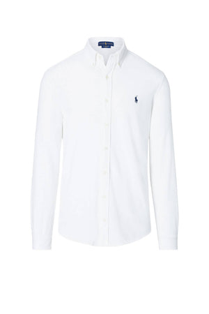Polo Ralph Lauren Camicia Uomo in piquè white