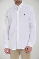 Polo Ralph Lauren Camicia Uomo in piquè white