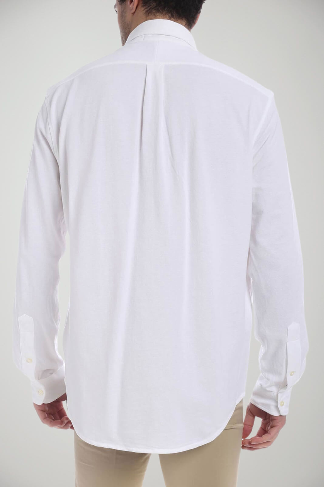 Polo Ralph Lauren Camicia Uomo in piquè white