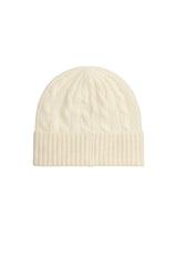 Polo Ralph Lauren Cappello Donna in lana a trecce / Crema