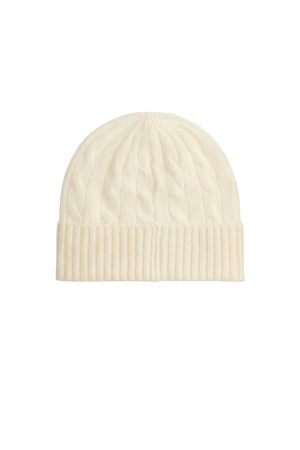 Polo Ralph Lauren Cappello Donna in lana a trecce / Crema
