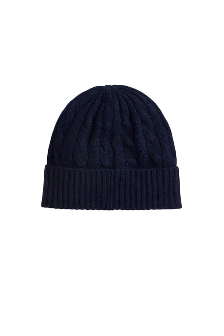 Polo Ralph Lauren Cappello Donna in lana a trecce / Navy