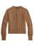 Polo Ralph Lauren Cardigan Donna a trecce / Cammello