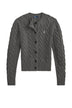 Polo Ralph Lauren Cardigan Donna a trecce / Grigio