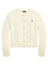 Polo Ralph Lauren Cardigan Donna a trecce / Panna
