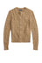 Polo Ralph Lauren Cardigan Donna a trecce / camel