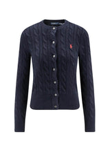 Polo Ralph Lauren Cardigan Donna a trecce / navy