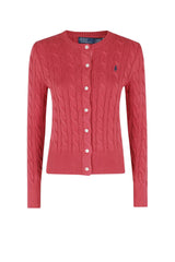 Polo Ralph Lauren Cardigan Donna a trecce / red