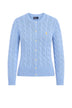 Polo Ralph Lauren Cardigan Donna a trecce / sky