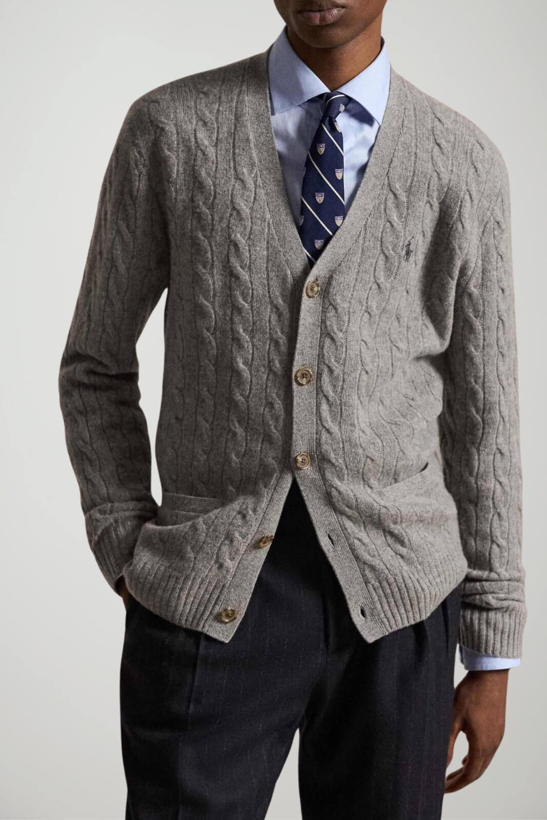Polo Ralph Lauren Cardigan Uomo a trecce