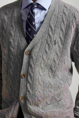 Polo Ralph Lauren Cardigan Uomo a trecce