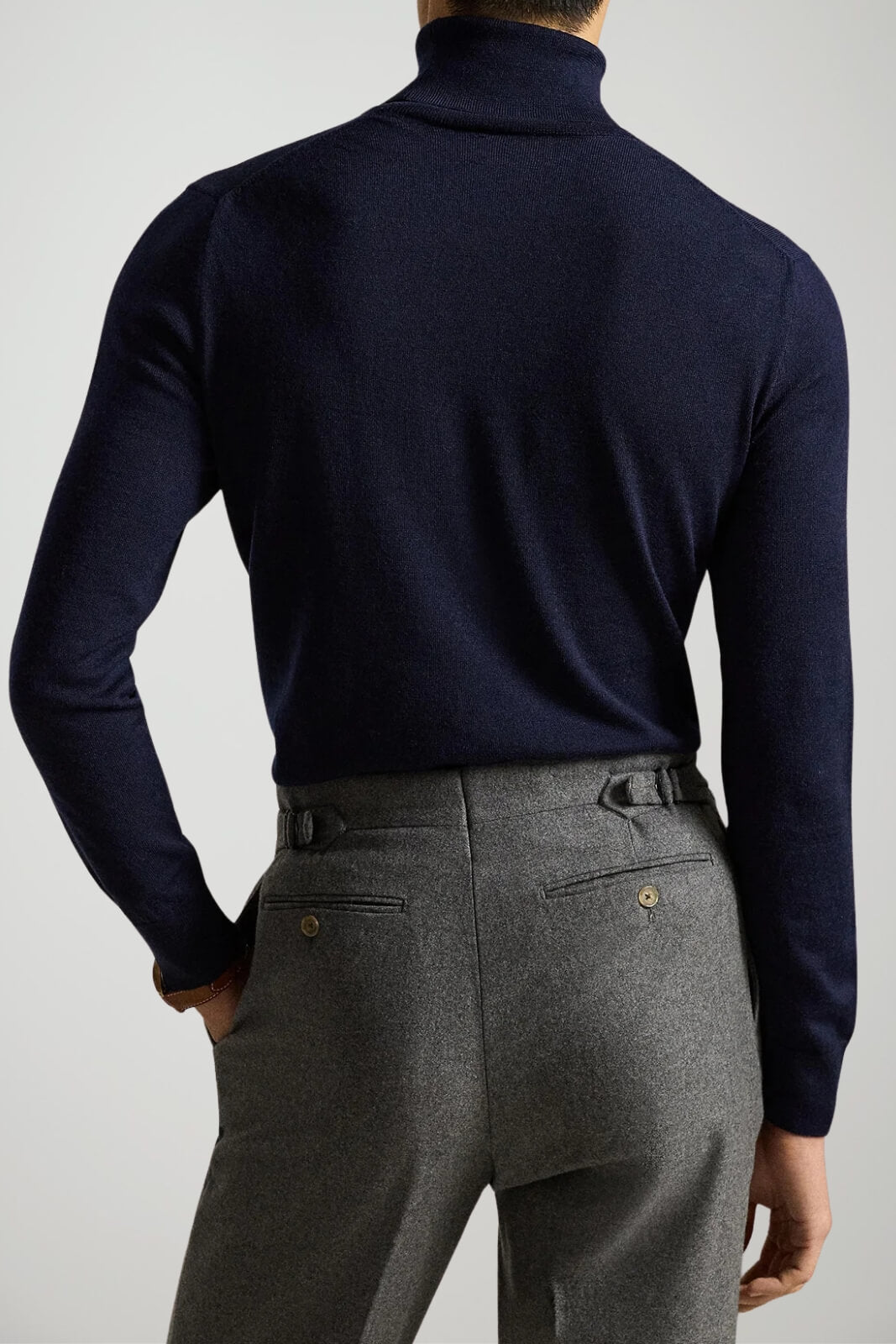Polo Ralph Lauren Dolcevita Uomo in lana / Navy