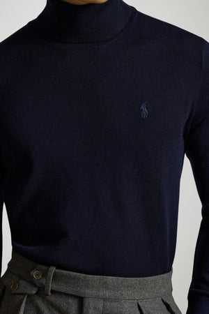 Polo Ralph Lauren Dolcevita Uomo in lana / Navy