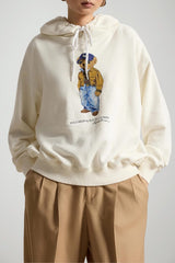Polo Ralph Lauren Felpa Donna Teddy con cappuccio
