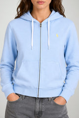 Polo Ralph Lauren Felpa Donna full zip con cappuccio
