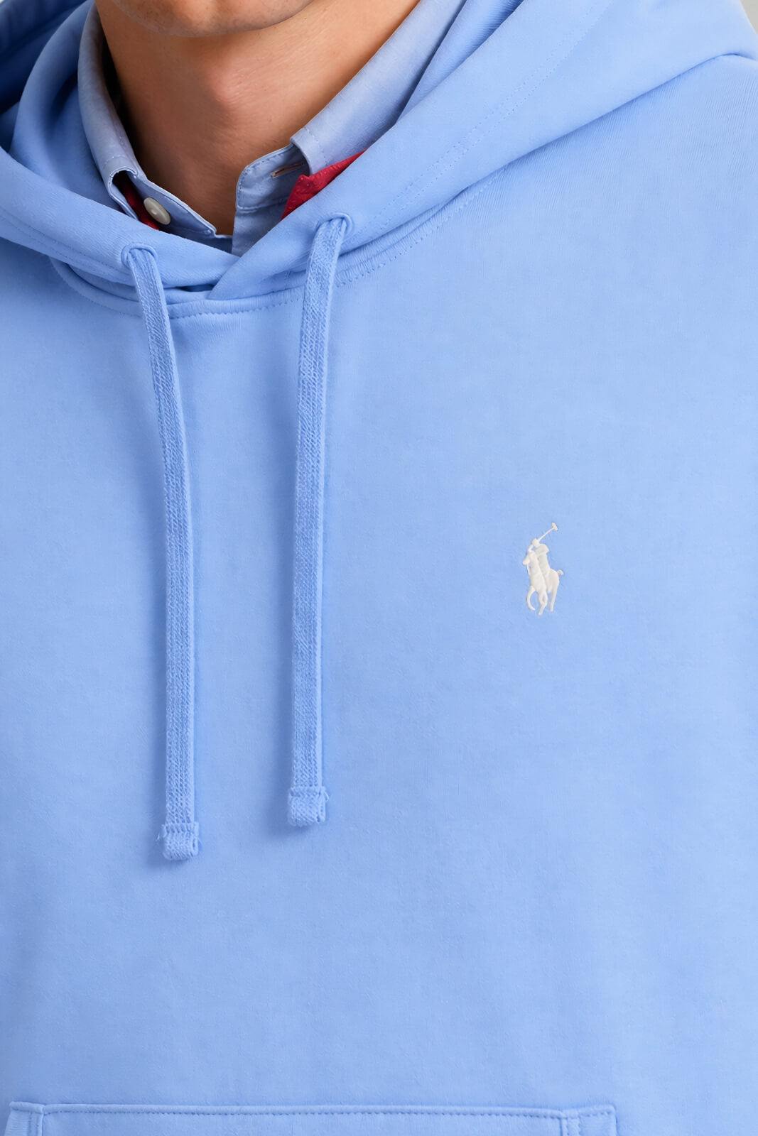 Polo Ralph Lauren Felpa Uomo con cappuccio e logo / Celeste