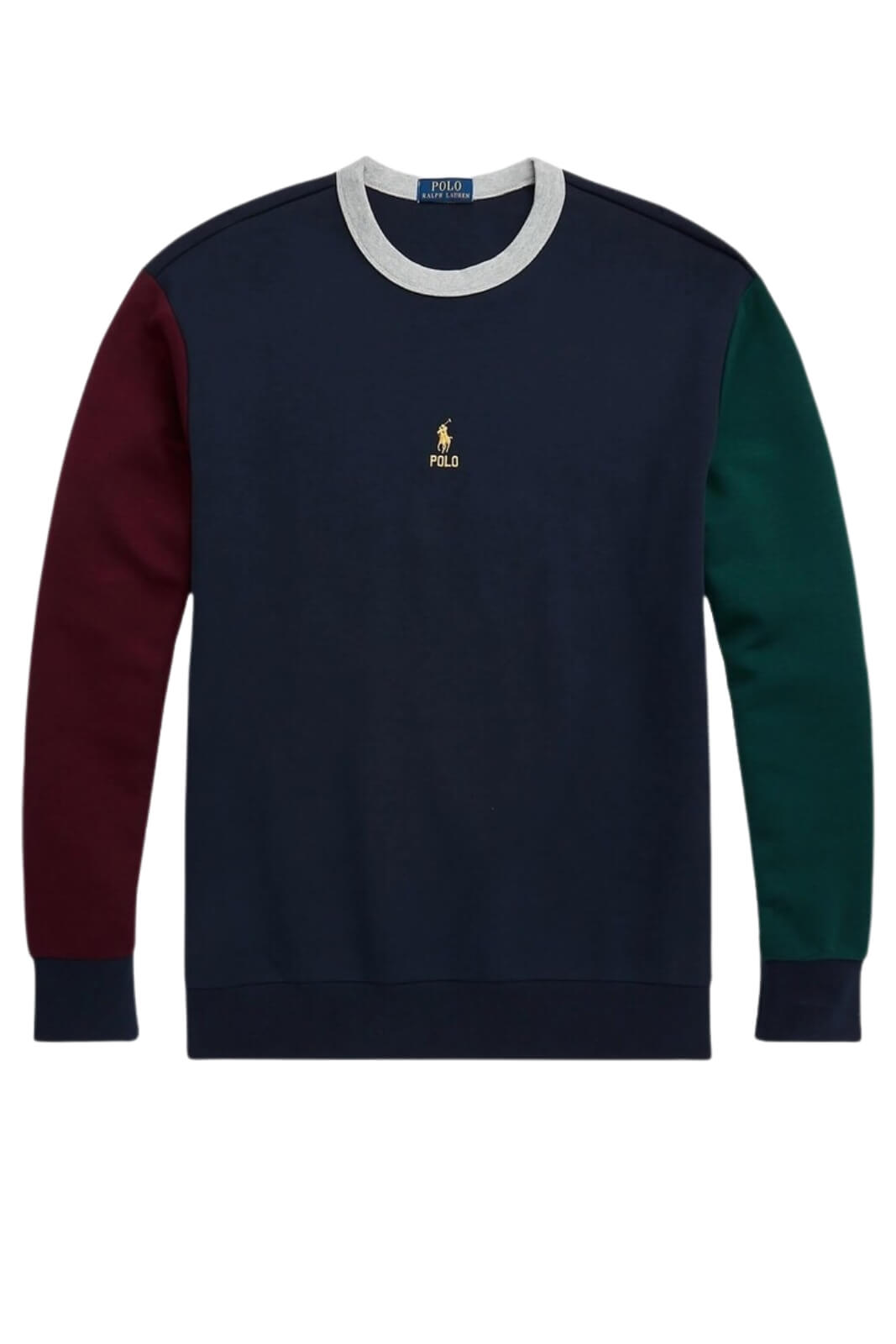 Felpa da uomo Polo Ralph Lauren multicolore a girocollo