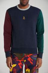 Felpa da uomo Polo Ralph Lauren multicolore a girocollo