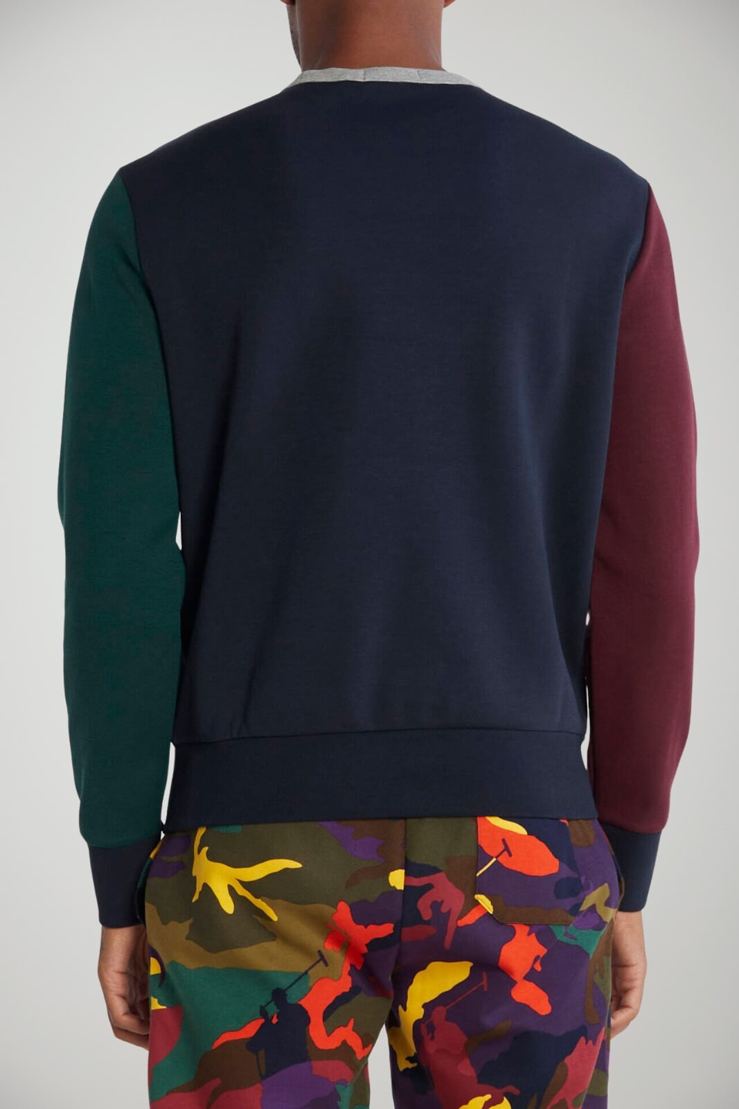 Felpa da uomo Polo Ralph Lauren multicolore a girocollo