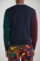 Felpa da uomo Polo Ralph Lauren multicolore a girocollo