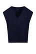 Polo Ralph Lauren Gilet Donna a trecce / Navy
