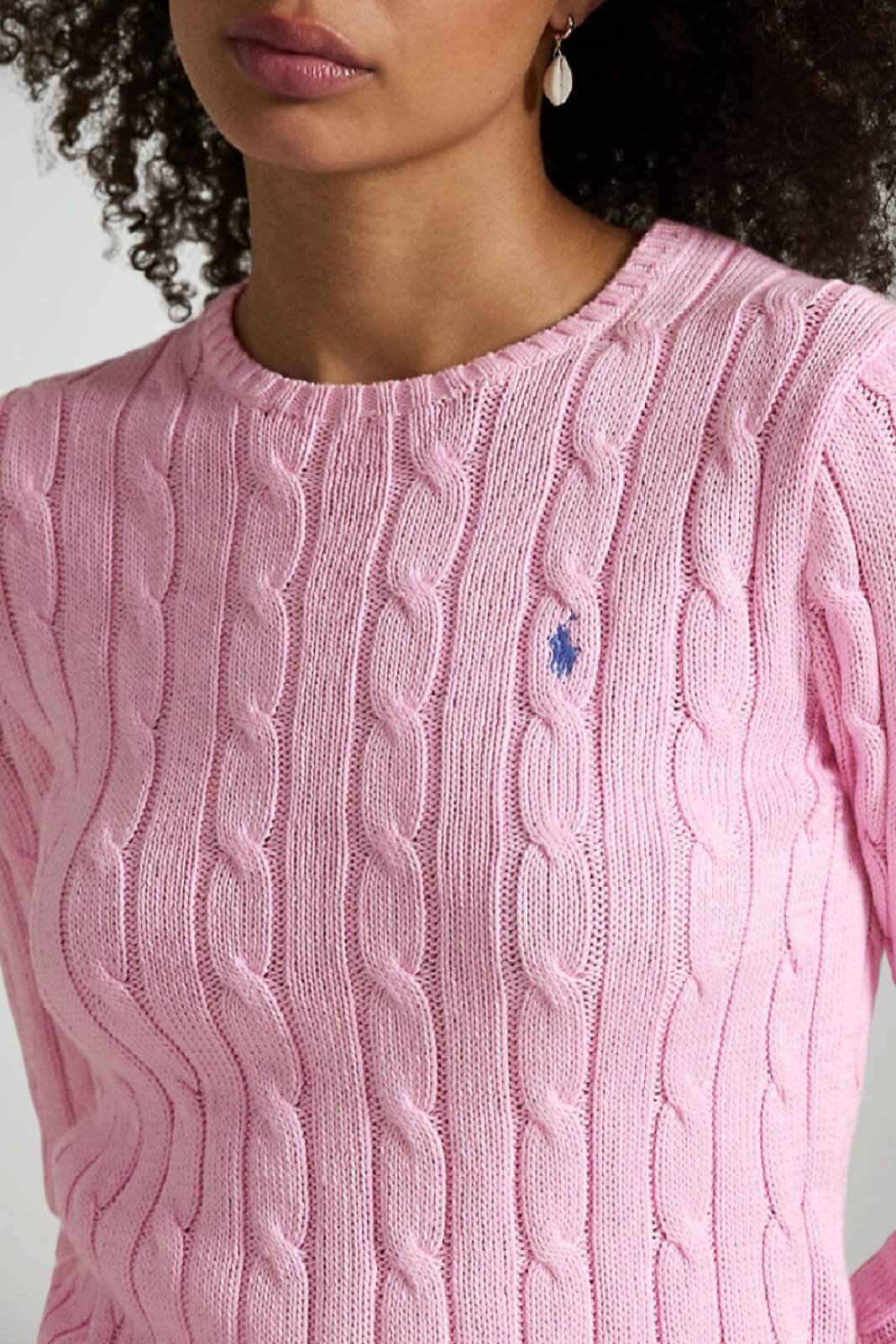 Polo Ralph Lauren Maglia Donna a trecce / pink