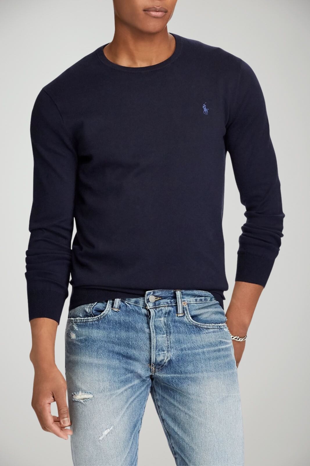 Polo Ralph Lauren Maglia Uomo a girocollo con logo