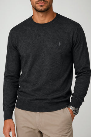 Polo Ralph Lauren Maglia Uomo in lana merino / Antracite